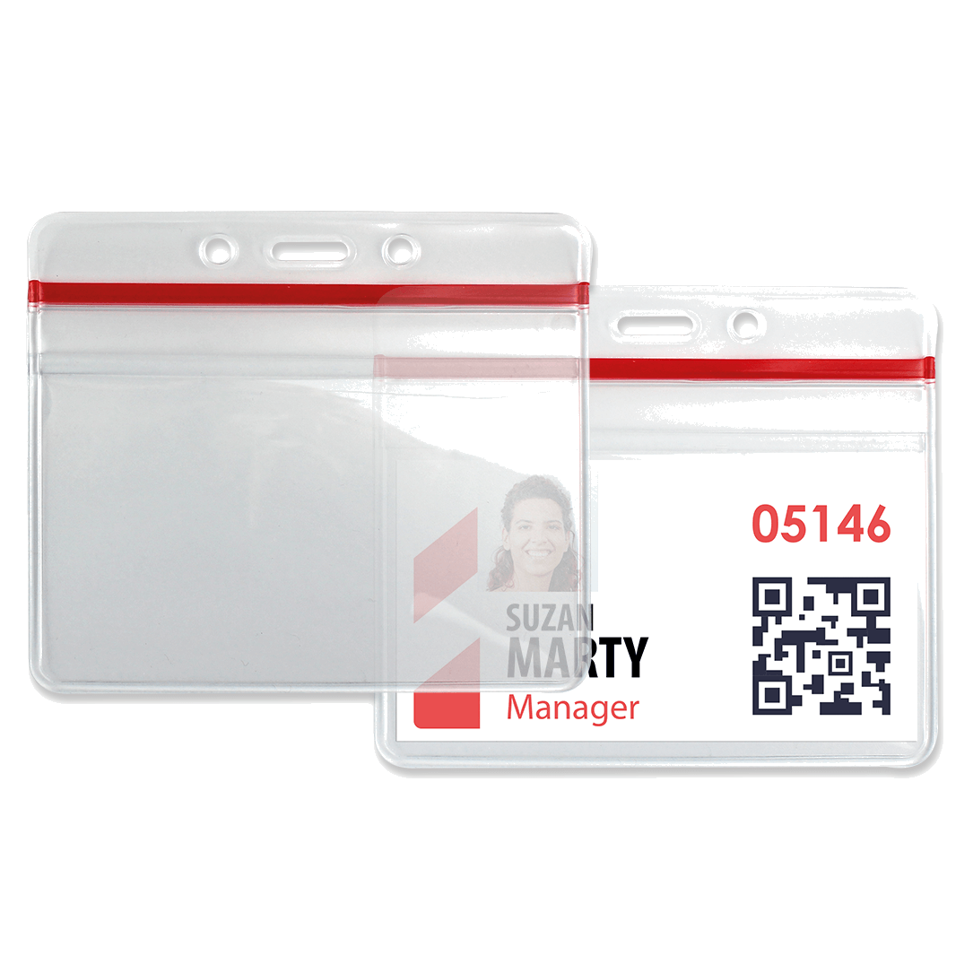 Porta-cartão flexível horizontal, 1815-1010