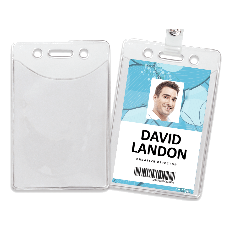 Porta-cartão flexível vertical, 1815-1150