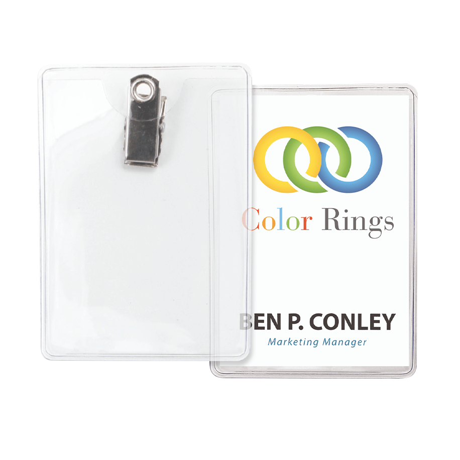 Porta-cartão flexível vertical, 504-N