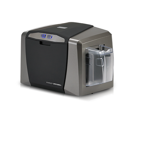 impressora de cartões pvc fargo dtc1250e vista na diagonal